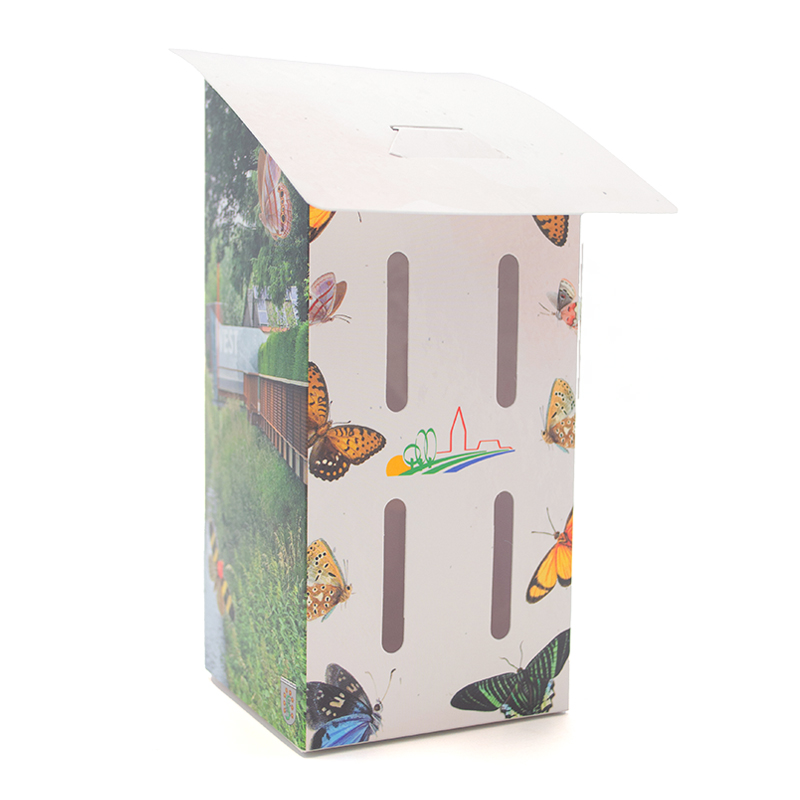 Schmetterlingshaus aus Pappe